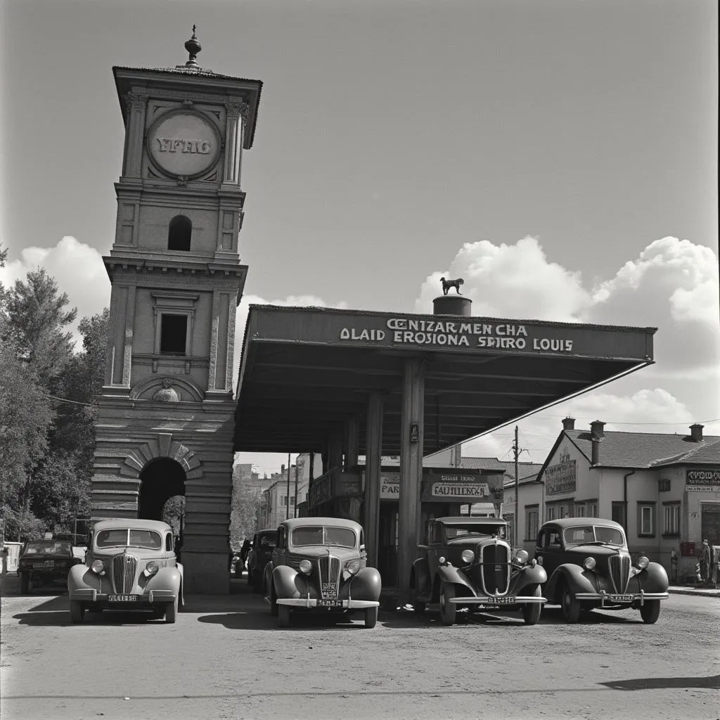 Primera estación YPF histórica